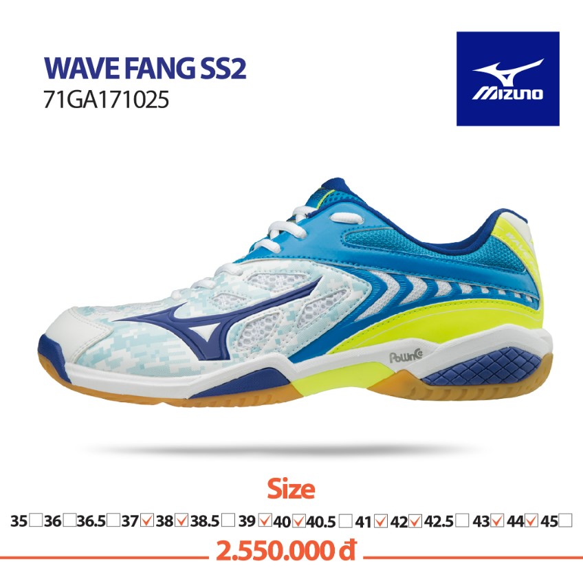 Giày cầu lông Mizuno Wave Fang SS2